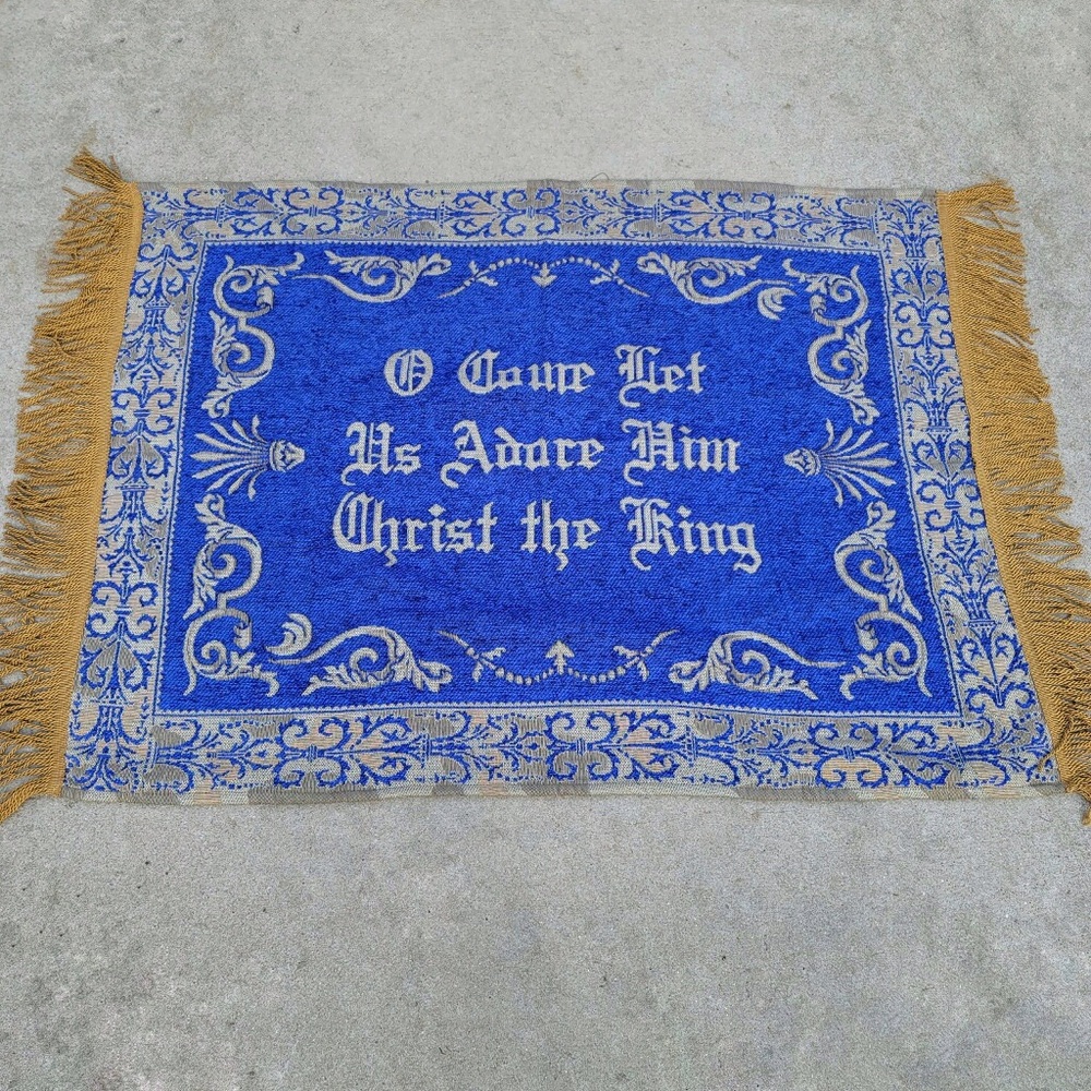 VINTAGE Christmas Blanket